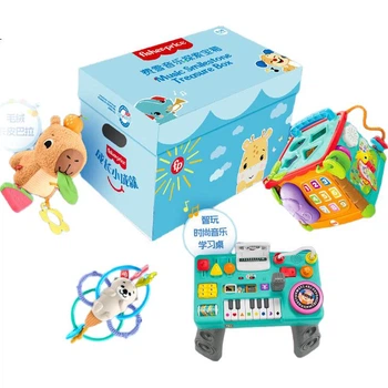 Подарочный набор Fisher-Price JML31, музыкальный сундук, для новорожденных