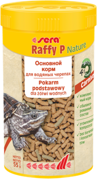 Корм для черепах Sera Raffy P Nature, палички, 250мл/55г
