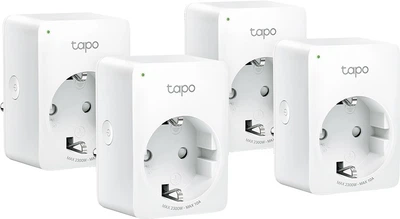 Розумна Wi-Fi розетка TP-LINK міні Tapo P100 (4-pack)