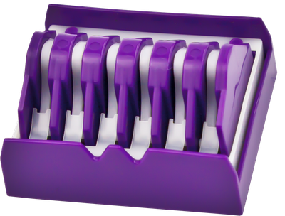 Клипсы Hem-o-lock полимерные лигатурные, Grena Click'aV®, размер L, 5-13мм, фиолетовые, 6 шт. (0301-03L)