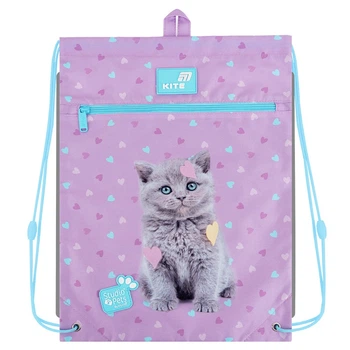 Сумка для обуви Kite Studio Pets 46х33 см сиреневая (SP26-601M-2)