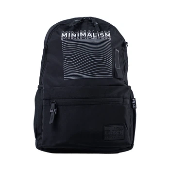 Рюкзак Zibi Black Minimalism 42.5x30x14.5 см 18 л черный (ZB.700305)
