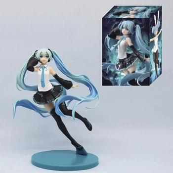 Фигурка Хацуне Мику Miku Hatsune Miku Hatsune Vocaloid с подставкой съемные волосы 20 см Разноцветный (28262)