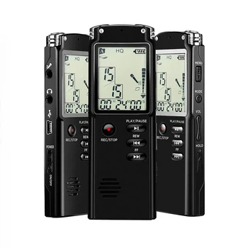 Профессиональный цифровой диктофон T60 8 ГБ активация голосом, с WAV, MP3-плеером