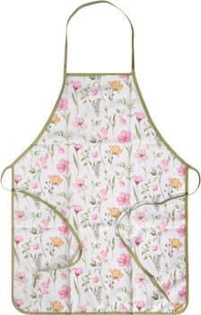 Фартук Ardesto Spring flowers 60х80 см полиэстер Белый (ART12FL)