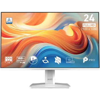 Монітор 23.8" MSI Pro MP243W E14 IPS 1920x1080 144 Гц 300 кд/м² колонки 2x2 Вт White