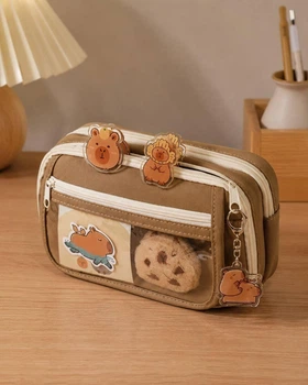 Пенал Capybara Cartoon с подарками капибара для ручек Oxford (Y65451)
