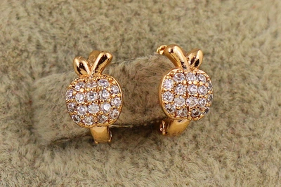 Сережки дитячі Xuping Jewelry яблучка золотисті