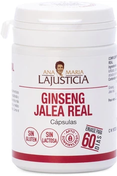 Żeń-szeń z mleczkiem pszczelim Ana Maria Lajusticia Ginseng & Royal Jelly 60 kapsułek (8436000680195)