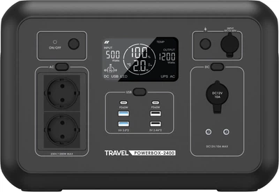 Зарядна станція Volt Polska TRAVEL POWERBOX 2400 / 1200 Вт / 1008 Вт⋅ч / LiFePO4 (5TBBNX1200)