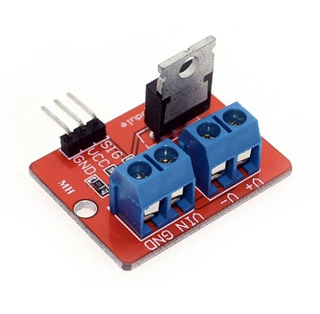 IRF520 MOSFET модуль силовой ключ 0-24V 5A PWM драйвер DC нагрузки для Arduino