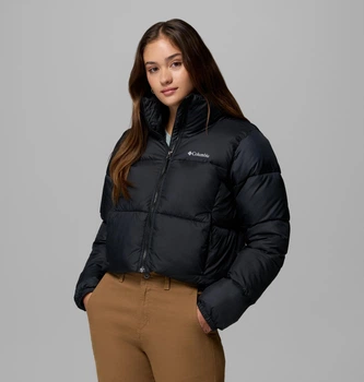 Женская укороченная стеганая куртка Columbia 1159863481 (Черный XL)