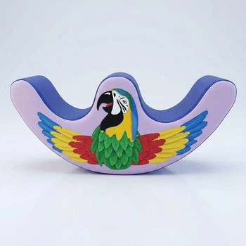 Дитячий м'який ігровий модуль - гойдалка Tia Папуга 120х30х60 см