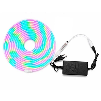 Неонова стрічка світлодіодна Різнокольорова "Rope Light" 5м, гнучкий неон - діодна лента (VS7006266)