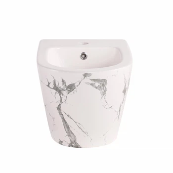 Біде підвісне Qtap Robin 515x370x350 мм, Marble QT13551381GMR