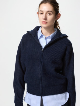 Кардиган Uniqlo розмір XS темно синій (69) (480490)