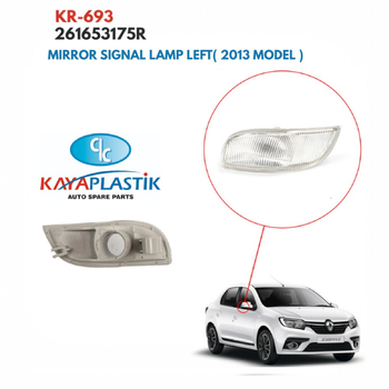 Указатель поворота зеркало левый Renault Symbol [KAYA] 261653175R