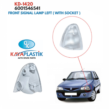 Указатель поворота передний белый левый Dacia Solenza [KAYA] 6001546541