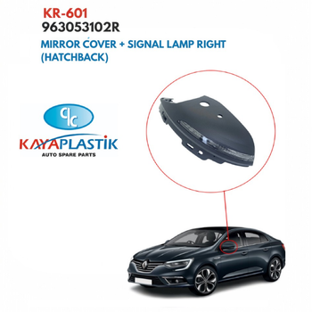Покажчик повороту білий правий дзеркало/корпус Renault Megane V [KAYA] 963053102R
