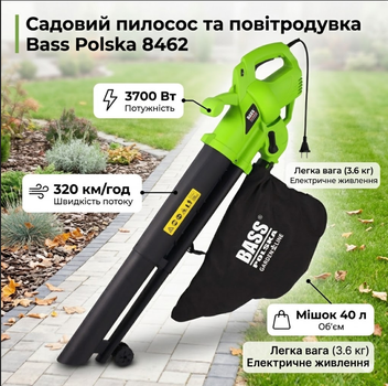Воздуходув для листьев Bass Polska 8462 3700 Вт