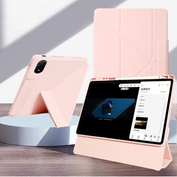 Чехол Magnetic Xiaomi Redmi Pad 2 Pro 12.1" (2025) съемный с местом для стилуса Розовый