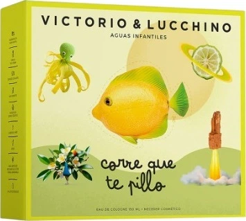 Zestaw dla dzieci Victorio and Lucchino Aguas Infantiles Corre Que Te Pillo Woda kolońska 150 ml + Kosmetyczka (8411061121788)
