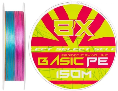 Шнур Select Basic PE8 Multicolor 150m 0.12mm 6kg