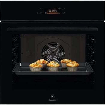 Духовой шкаф Electrolux электрический, 72л, a+, дисплей, конвекция, телескопические направляющие, черный loe8f38z