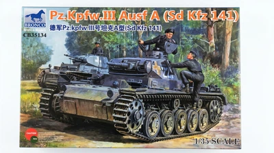 Збірна модель Bronco CB35134 Танк Pz.Kpfw. III Ausf A (Sd.Kfz. 141) 1:35
