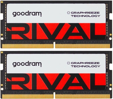 Pamięć RAM Goodram Rival Pro Gaming SODIMM DDR5-5600 65536MB PC5-44800 (Kit of 2x32768) (GGEES5-56L40/64GDC)
