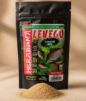 Тесто сухое Херабуна пылящее Levego Premium 75г Клубника