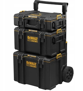 Тележка для инструментов DeWalt DWST83402-1 с 3 ящиками и колесами Черная