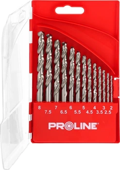 Zestaw wierteł do metalu Proline HSS 2-8 mm 13 szt. 77214 (5903755772145)