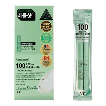 Стик сыворотка бустер с микроголками и ретиналом VT Cosmetics Reti A Reedle Shot 100 2 ml (2202000948377)
