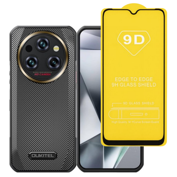 Защитное стекло TDG 9D для Oukitel WP35 / WP35 Pro / WP35s полная проклейка черный