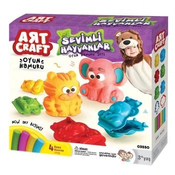 Набор для творчества DEDE Toys Art Craft тесто для лепки Животные (03550)