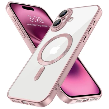 Чохол Fiji Chrome для Apple iPhone 17 з MagSafe та захистом камер матовий Rose Powder