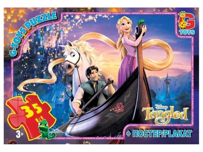Пазлы G-Toys Рапунцель 35 эл (TA001)