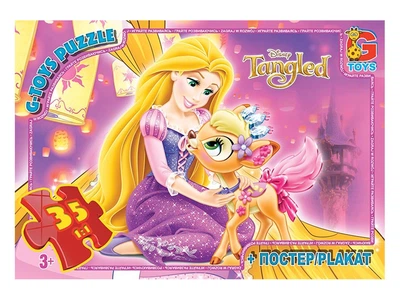 Пазли G-Toys Рапунцель 35 ел (TA010)