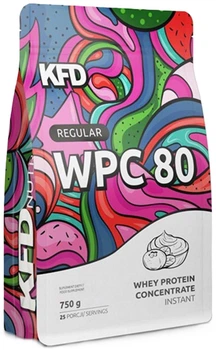 Koncentrat białka serwatkowego KFD Regular WPC 80 proszek 750 g Słony karmel (5901947667187)