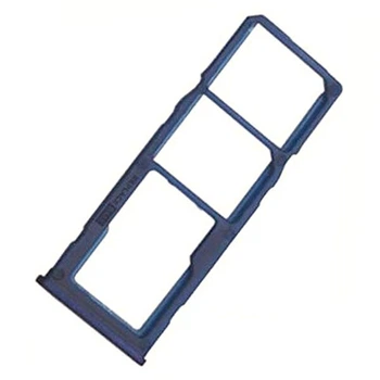 Держатель SIM-карты Samsung M315 Galaxy M31, С разъемом на карту памяти, Синий - 211133