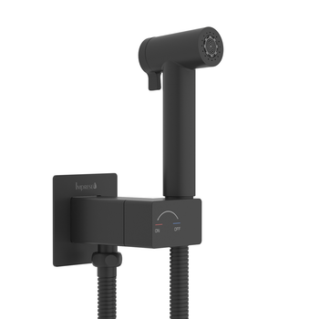 Гигиенический душ IMPRESE BILOVEC f03700910AA, черный матовый