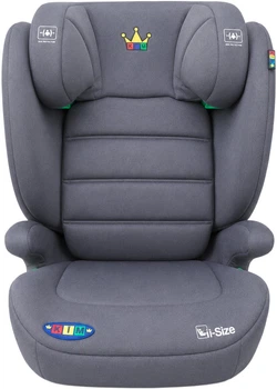 Автокрісло Happy Baby KIM HB629 Isofix 9-36 кг Чорно-сіре (km-79903)