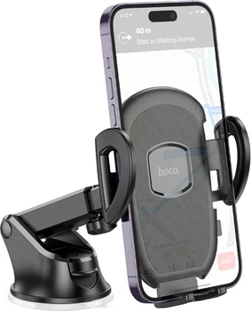 Автомобильный держатель для телефона HOCO H9 Black (6931474791573)