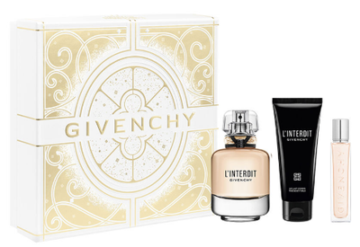 Zestaw damski Givenchy L'interdit Woda perfumowana 80 ml + 12.5 ml + Mleczko do ciała 75 ml (3274872496910)