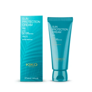 Водостійкий сонцезахисний крем Kiko Milano Sun Protection SPF 50 50 ml