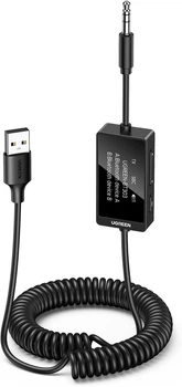 Беспроводной Bluetooth-адаптер Ugreen Aux 3.5mm to Bluetooth 5.4 для громкой связи Black (BT303)