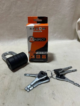 Замок навісний ASPECT ЗН-С-55-Д 6-кл