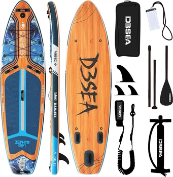 Надувна SUP дошка для плавання 335 см DBSEA синя