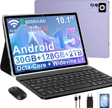 Планшет 10.1" ZIOVO Z168 8+22/128Gb 8 ядер Android 15 8000 mAh Фіолетовий (102022059) - Уцінка